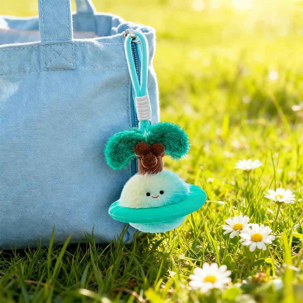 Cute And Funny Cartoon Plush Toy Doll Creative Plant Planet Pendant Backpack Keychain Pendant Gift