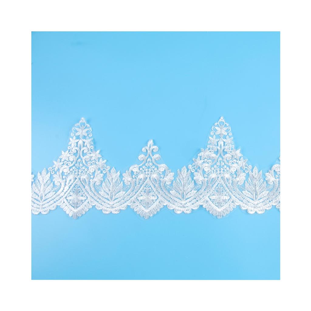 Width 18Cm Flat Embroidery Sequin Embroidery, Three-Centimeter Transparent Sheet, Wedding Dress Decoration Skirt Clothing Accessories