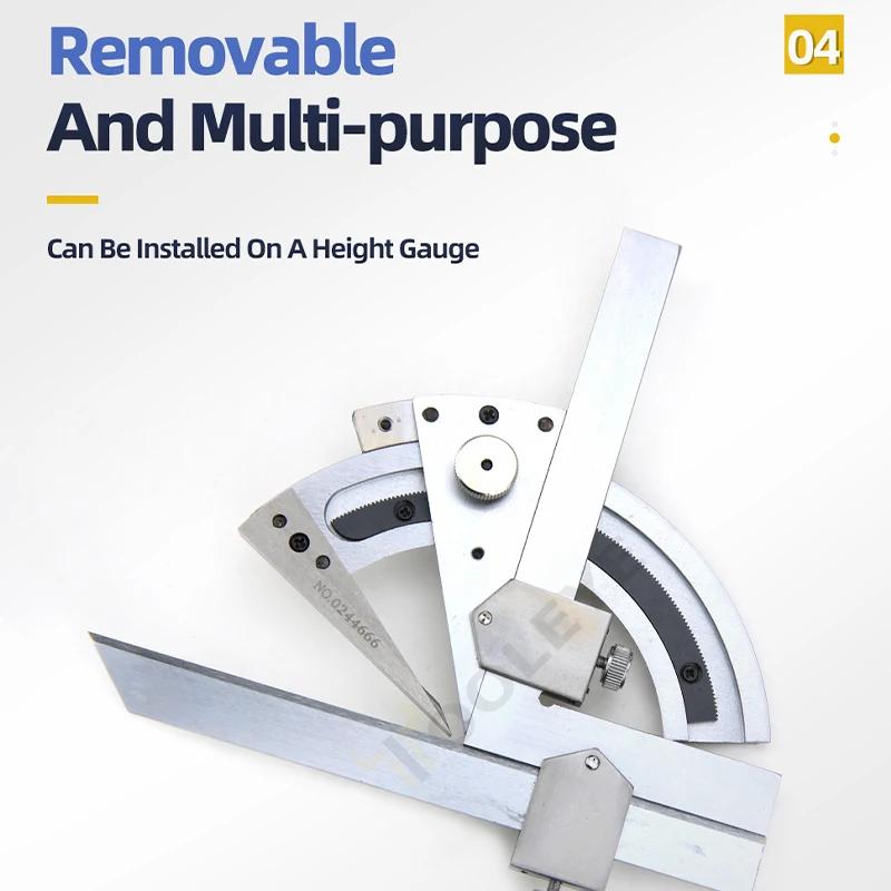 TYTURE Universal Angle Ruler Multifunctional Ruler Square Measuring Instruments Angle Meter Woodworking Tools Finder Protractor