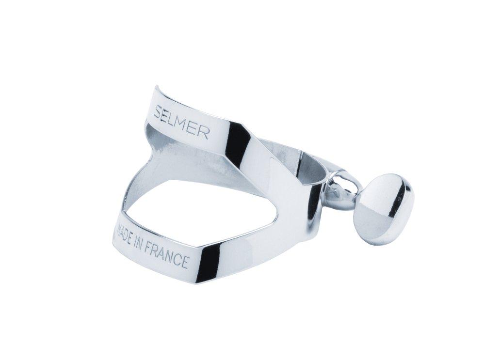 

Selmer saxophone finish baritone/bass ligature, silver-plated