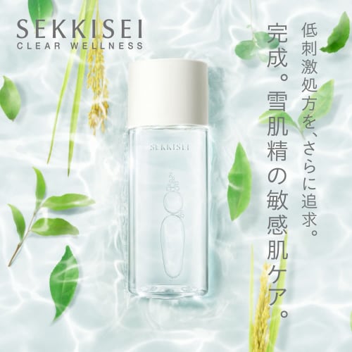 Sekkisei clear wellness  for sensitive skin  pure conch ss  refill  highly moisturizing lotion pore 170ml
