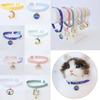 1PC Beauty Pet Cat Collar With Bell Pendant Adjustable Safety Dog Cat Necklace Personalized Kitten Collar Small Dog Accessory