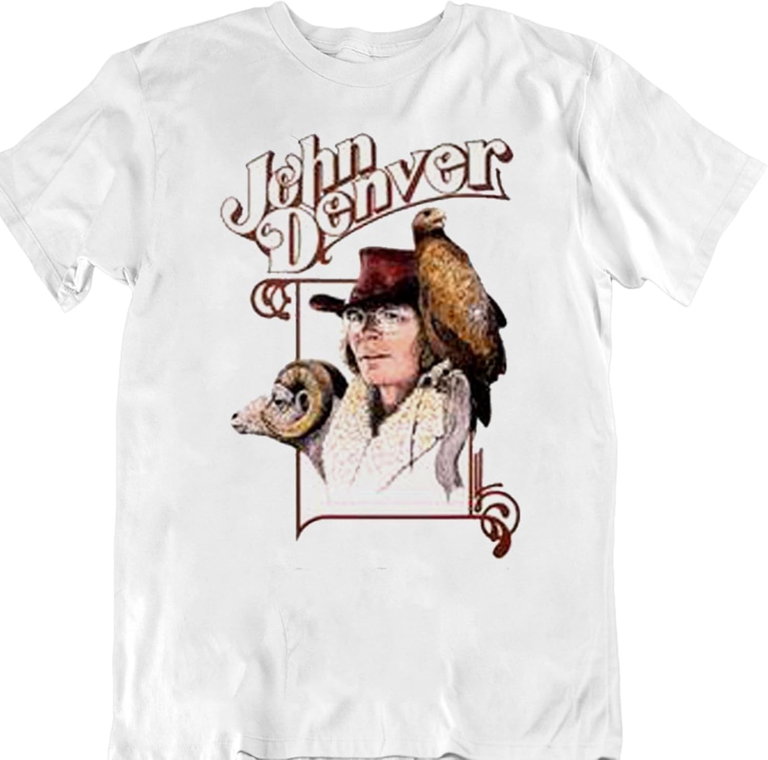 John Denver Short T Shirt Unisex Mens Women Size S to 5XL S