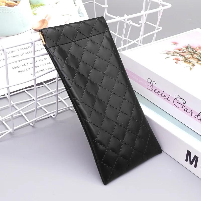 Fashion Pu Leather Sunglasses Bags Portable Soft Coins Lipsticks Storage Case Pouch High-Grade Waterproof Eyewear Mini Bag