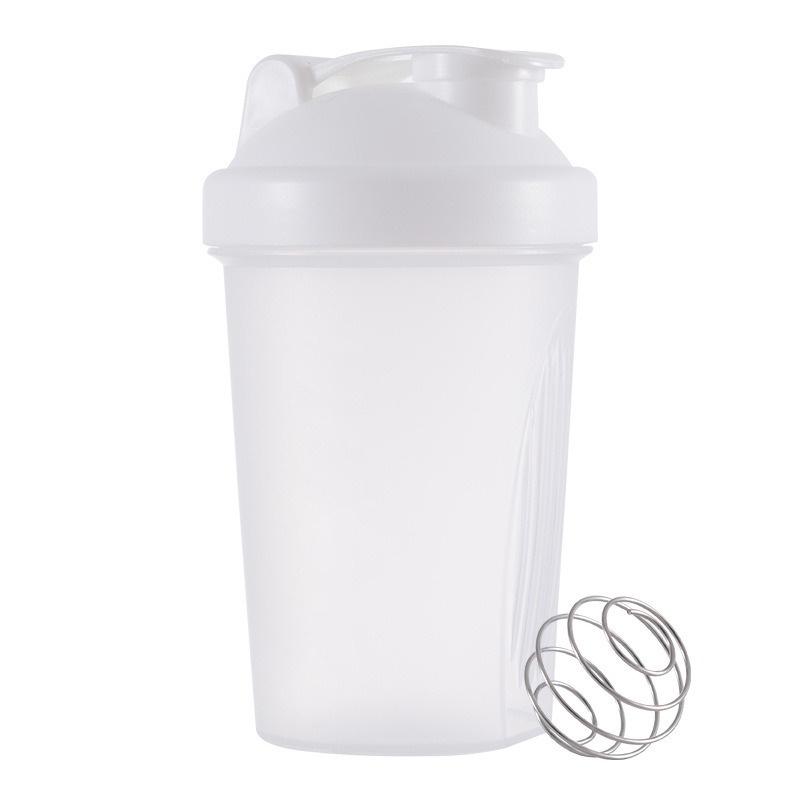 Sports Water Cup with Shaker Balls Leak Proof Drink Shaker Bottle Whey Protein Powder Mixing Bottle Fitness Gym Shaker Drink Cup