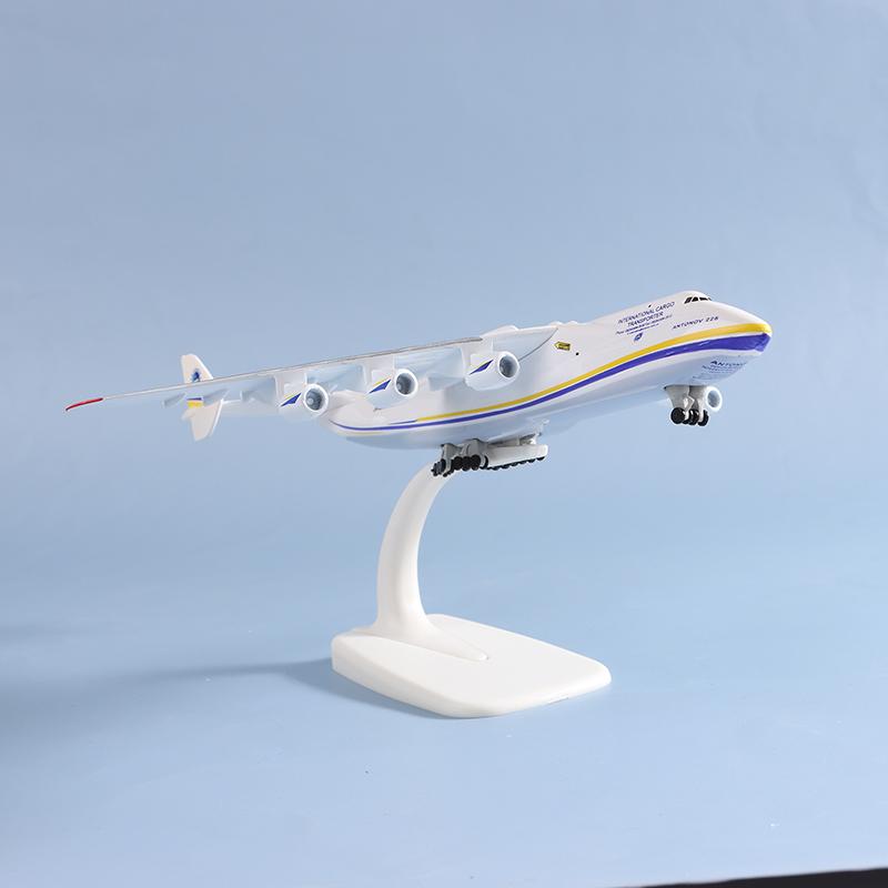 1:400 20cm Legierung An-225 Flugzeugmodell Spielzeug 8 Zoll Ukraine Bemalt Mriya Transporter Ausstellungsmodell Flugzeug für Sammlung