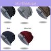 Elegant Unisex Knitted Baggy Beanie Perfect For Outdoor Winter Activities Warm Cap