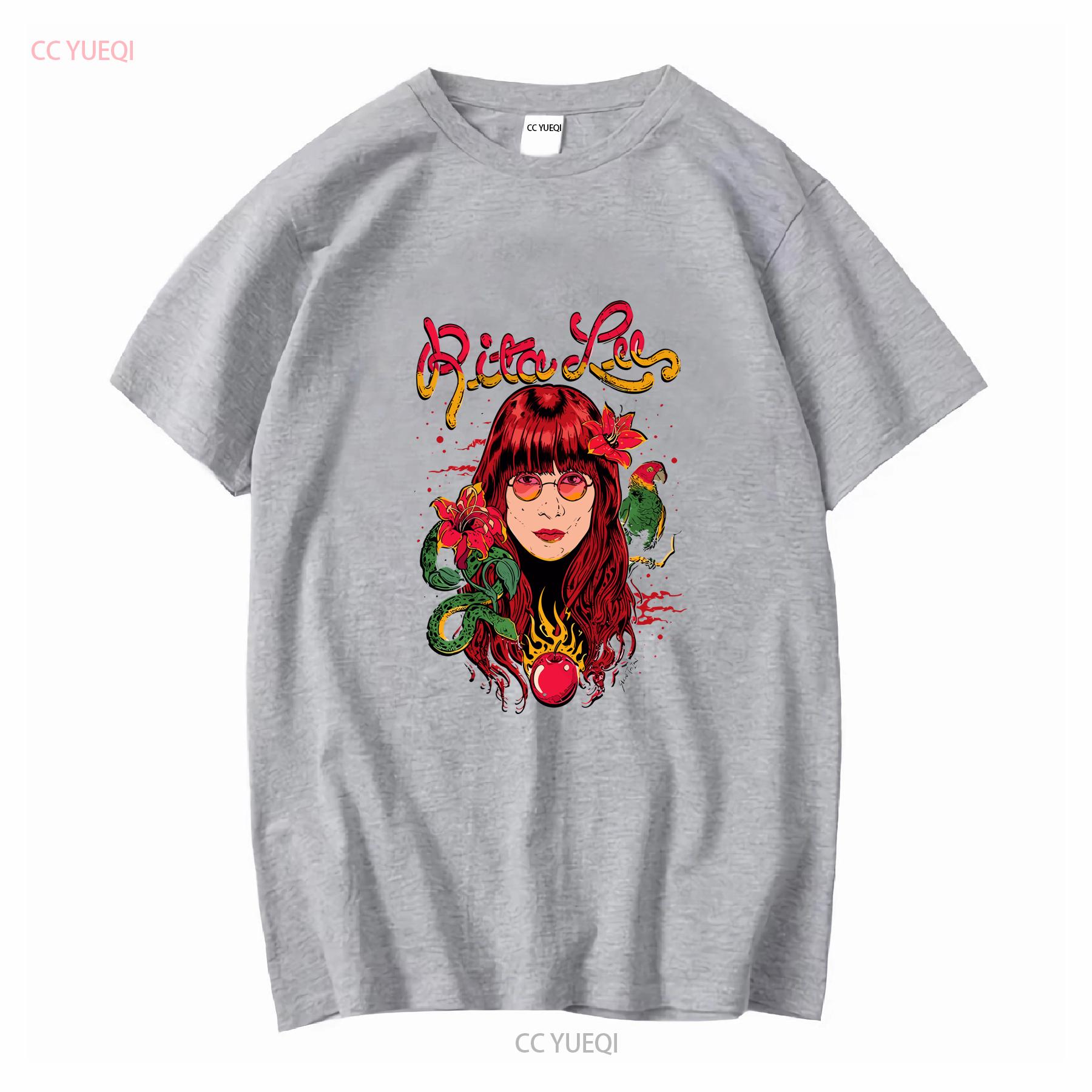 

Retro Rita Lee Entradas e Bandeiras T Shirt Classic Black S 5XL M2955 long or short sleeves vintage Washed Comfortable S