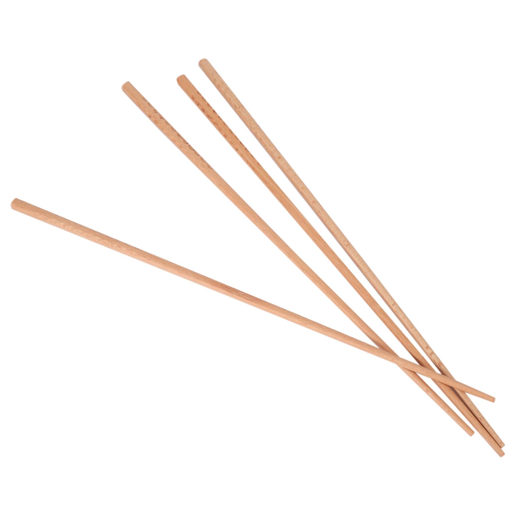 Aug. 2 Pairs Wooden Cooking Chopsticks Roasting Chopsticks Extra Long Chopsticks For Hot Pot Roasting Cooking Noodles