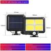 56LED Induction Wall Lamp Waterproof Split Solar 100COB Separated Human Body Induction Courtyard Lamp Garage Lamp