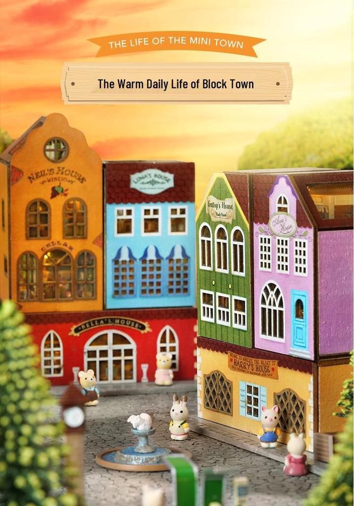 Zhi Qu Wu DIY 3D Miniature Playhouse Decoration Toy