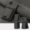 Solid Color Leather Wallet Card Slot Bracket Phone Case For Samsung A55 A54 A53 A52 A52S A51 A71 A35 A15 A16 A06 A05 A34 A32 A14