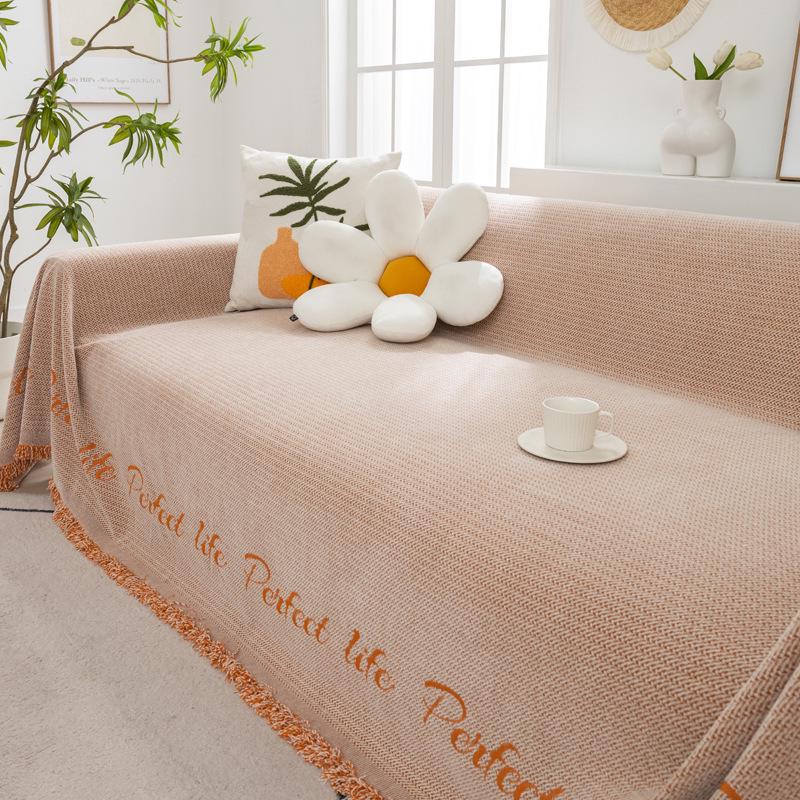 Nordic Chenille Sofa Cover Set – Universal All-Season Throw Blanket and Sofa Towel
