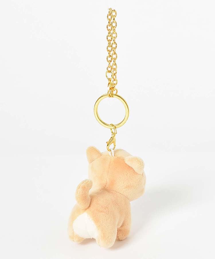 [Accent] Fluffy Friends Shiba Inu Key Charm, Keychain, Bag Charm (Black Shiba)