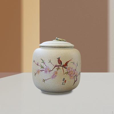 Tea Container Portable 800ml Storage Traditional Leaves Tin Jar for Candy