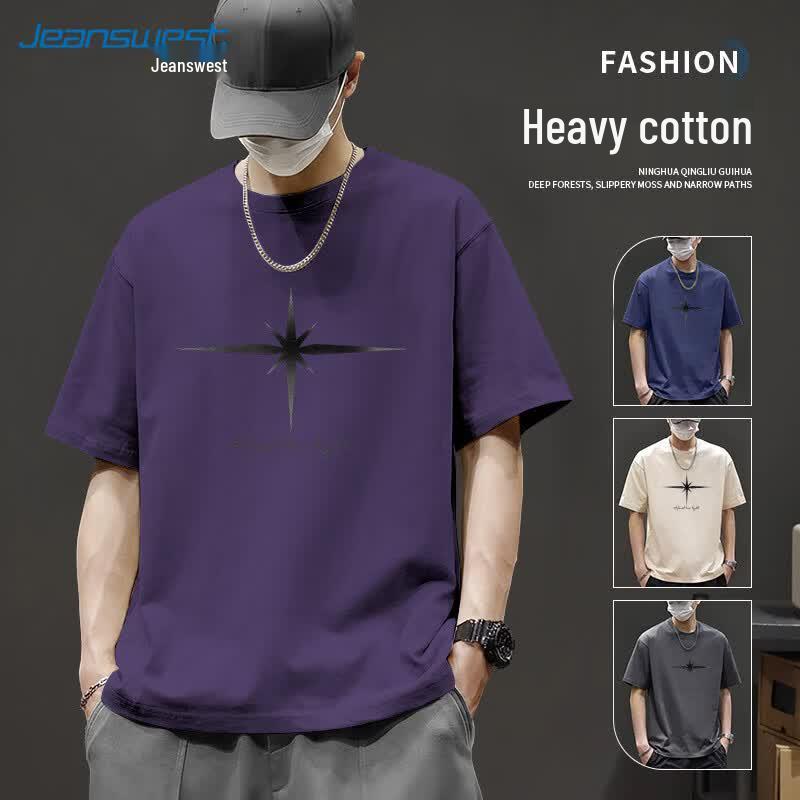 

Jeanswest Men s Pure Cotton Loose Fit Short Sleeve T-Shirt 4XL