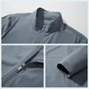 EMZ Men's Business Casual Stand Collar Jacket