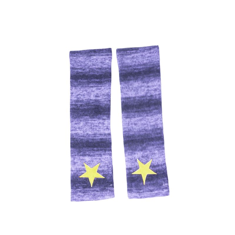 

Оригинальный Линк Стар от Allbubble! Вафельный Азиатская Культура Y2g XINGX Вышитые Полоски Пушистый Нарукавник Blue Purple(Five-pointed star) One size