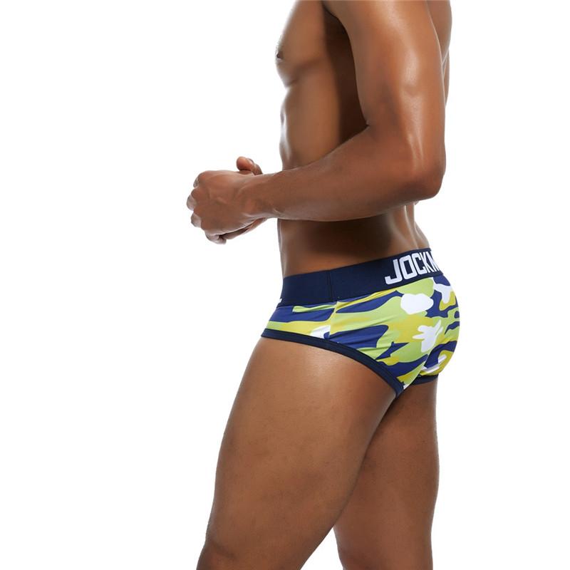 Briefs JOCKMAIL Camouflage Print Men's Underwear Low-rise Sports Underpants