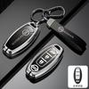 2/3/4/5Buttons Zinc Alloy Leather Car Remote Key Cover Case For X-Trail Qashqai Sentra Serena Tiida Teana Juke Leaf Micra