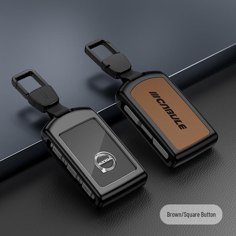 

Высококлассный чехол для ключей для Volvo S90, S60, XC90, V60, V90, XC60 - Мужской автомобильный аксессуар