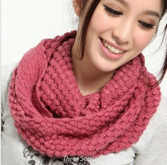 2018 New Korean Style Women's Corn Yarn Knitted Long Scarf