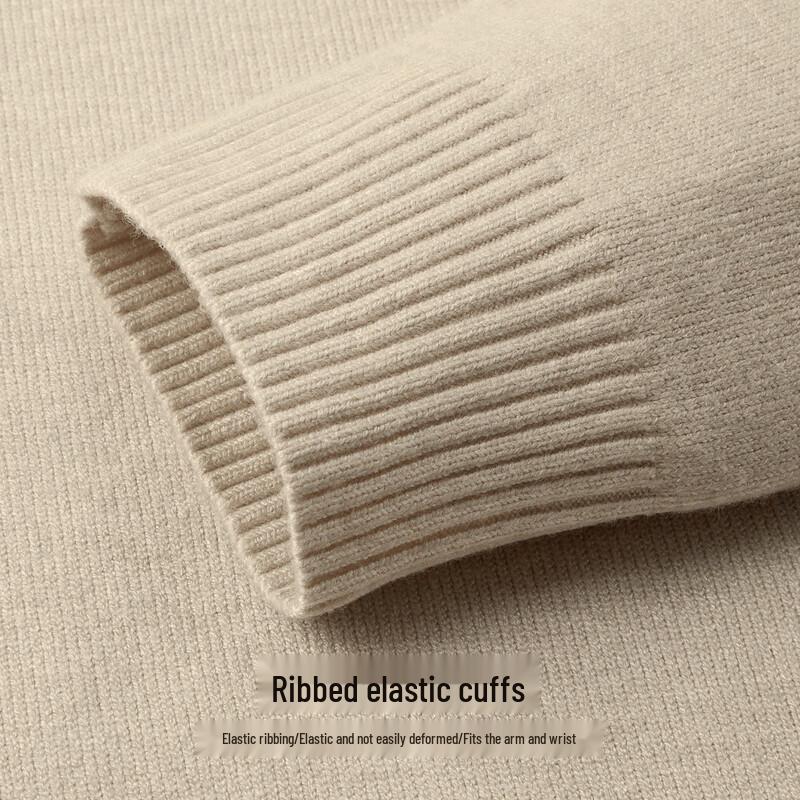 Shanshan Men's Heavyweight Machine Washable Thermal Half-High Neck Knit Sweater