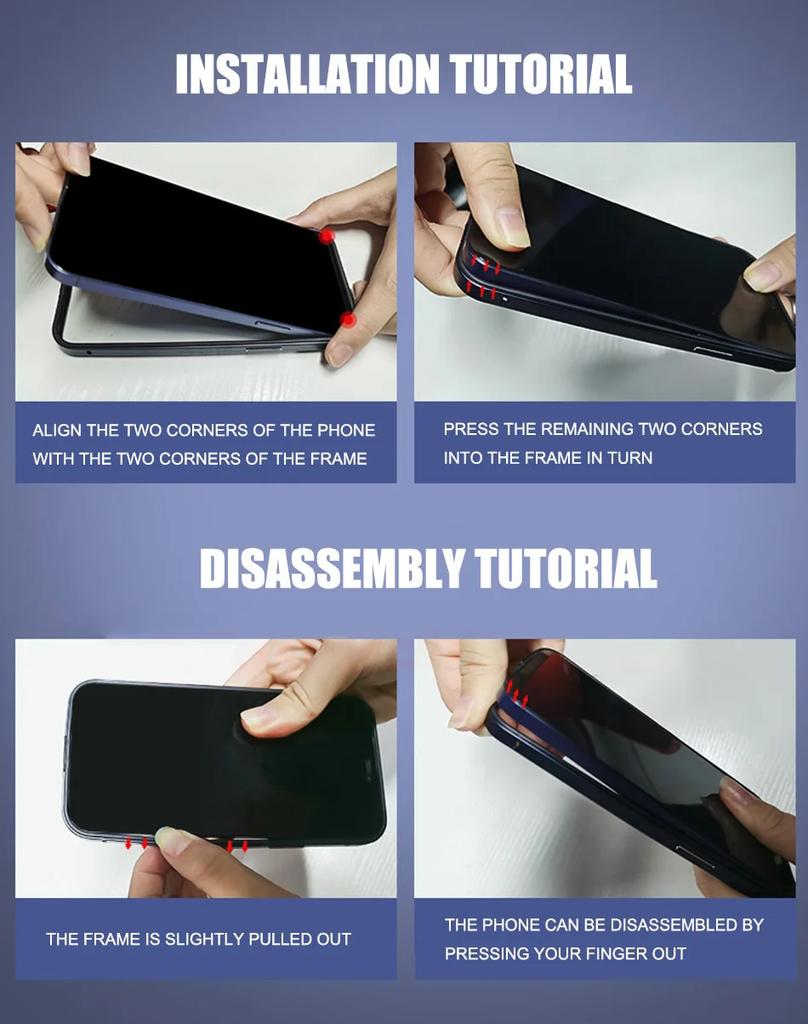 Hybrid Silicone Frame Aluminum Metal Phone Case For 17 16 15 14 13 12 11 Pro Max Better Heat Bumper