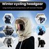 Waterproof Fleece Lined Riding Headgear with Goggles 3-in-1 Full Cover Ski Hood Cycling Skiing