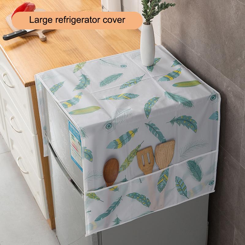 Refrigerator And Washing Machine Dust Cover Storage Hanging Bag Washable Protect Cover Cloth Storage Bag