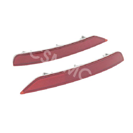 2Pcs Car Rear Bumper Reflector Trim 84281SC010 Fit For 2009-2018 Subaru Forester