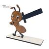 Decorative Kitchen Paper Organizer Funny Animals Wooden Toilet Holder, 3D Animal Bathroom Decor, Cute Cartoon Vertical Countertop Roll Stand