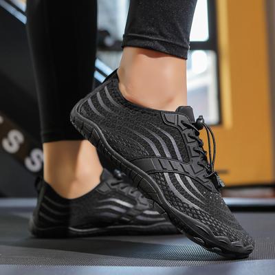 Indoor Fitnessschuhe Herren- und Damen-Springseilschuhe Leise Leichte Laufbandschuhe Gymnastiktraining Yoga Fünf-Zehen-Sneaker