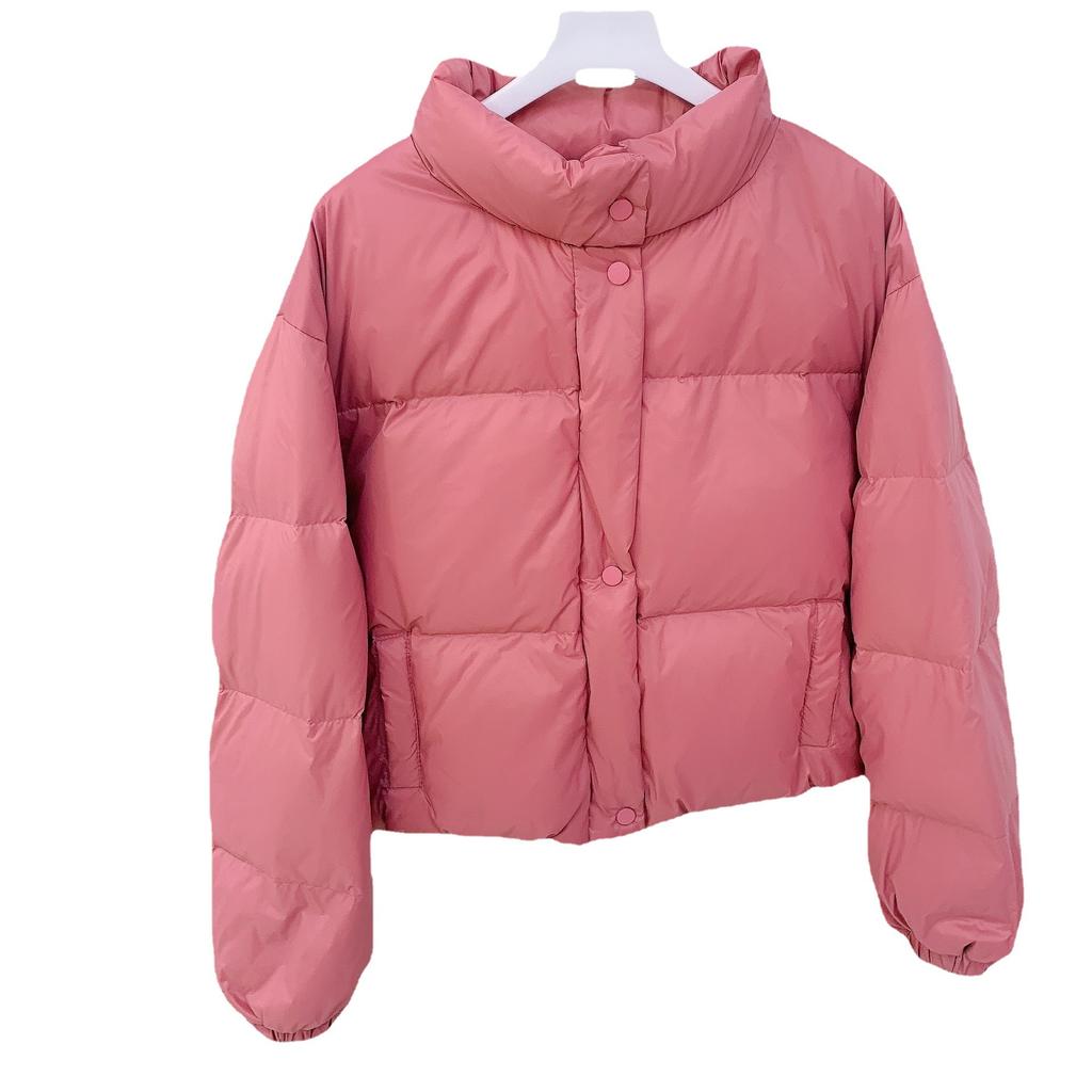 New short cotton clothes women's fashion casual loose stand-up collar small thickened bread clothes jacket