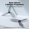 BETAFPV 16pcs 45mm 3-Blade Propeller with 1.5mm Shaft Hole Lightweight Compatible for 1102 Brushless Motor Like Aquila16 Brushless Quadcopter