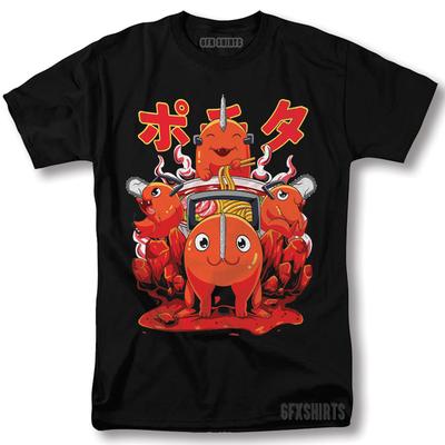 Maglietta Pochita di Chainsaw Man Anime Manga Csm Denji Power T-Shirt