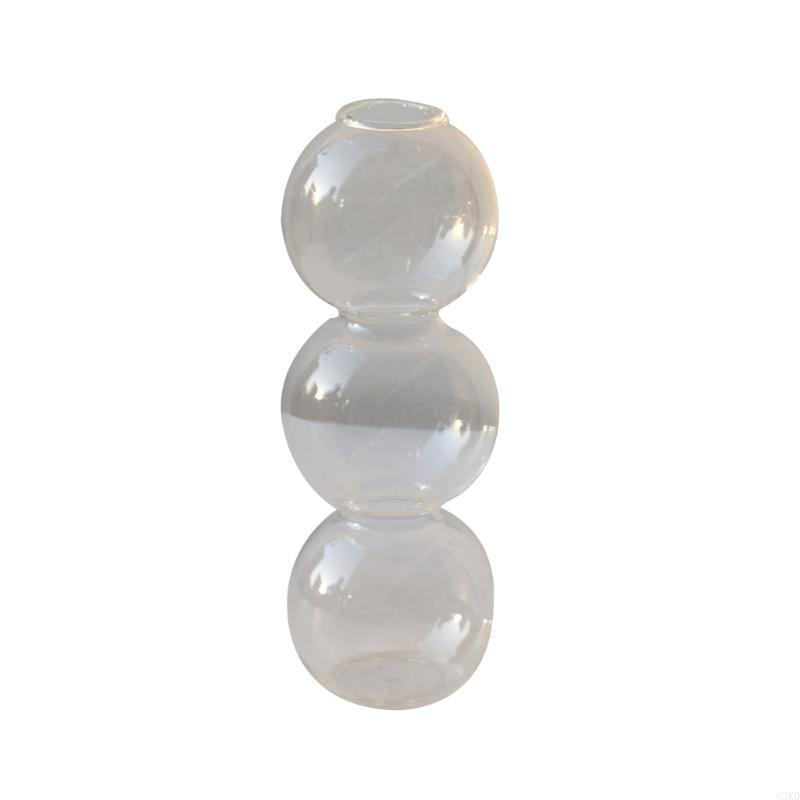 62KD Living Room Decoration Terrarium Flower Vase Bubble Spherical Hydroponic Vase Ornament Used As a Housewarming Gift