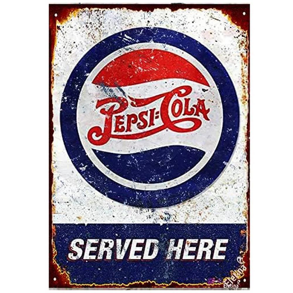 Retro Enjoy Cola Posters Retro Metal Tin Signs Vintage Posters for Game Room Bar Man Cave Cafe Garage Home Wall Decor Gift