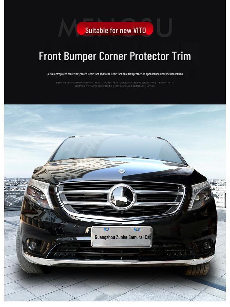 Mercedes-Benz V-Class Front Bumper Grille Protector Strip