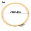 9 Styles Bamboo Frame Embroidery Hoop Ring Diy Embroidery Painting Cross Stitch Kit Round Bamboo Frame Sewing Tools Home Decor