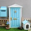 Smoother Edge Mini Wooden Door Miniature Miniature Simulation Furniture  Dollhouse Miniature