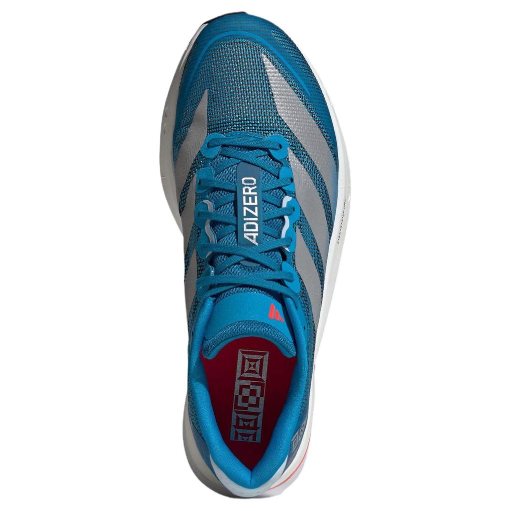 Adidas Adizero Boston 13 Men Solar Blue Silver Metallic JR4868
