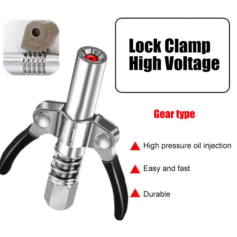 Gear Lock New Pliers Type High Pressure Grease Nozzle New Style Oil Electric Manual Grease Gun Head
