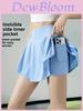 Street Style Sport Skirt With Quickdry Nylon Spandex Fabric For Summer Activewear