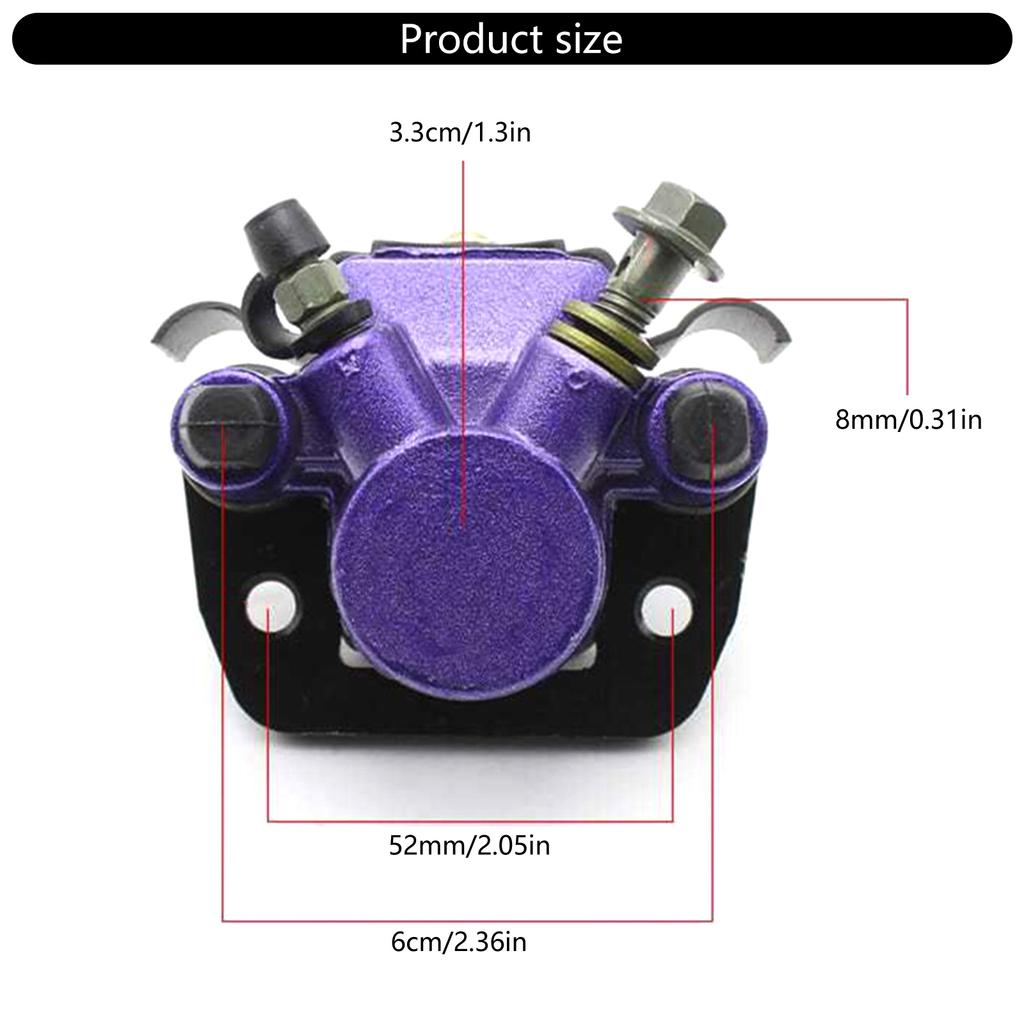 Rear Disc Brakes Calipers Clamp Lower Pump Rear Brake Caliper Repair Part for Electric Bike Replacement Accessories