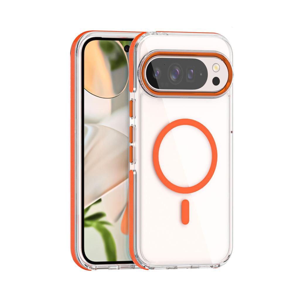 Applicable to Google Pixel 11/11Pro XL mobile phone case acrylic magnetic anti-drop transparent