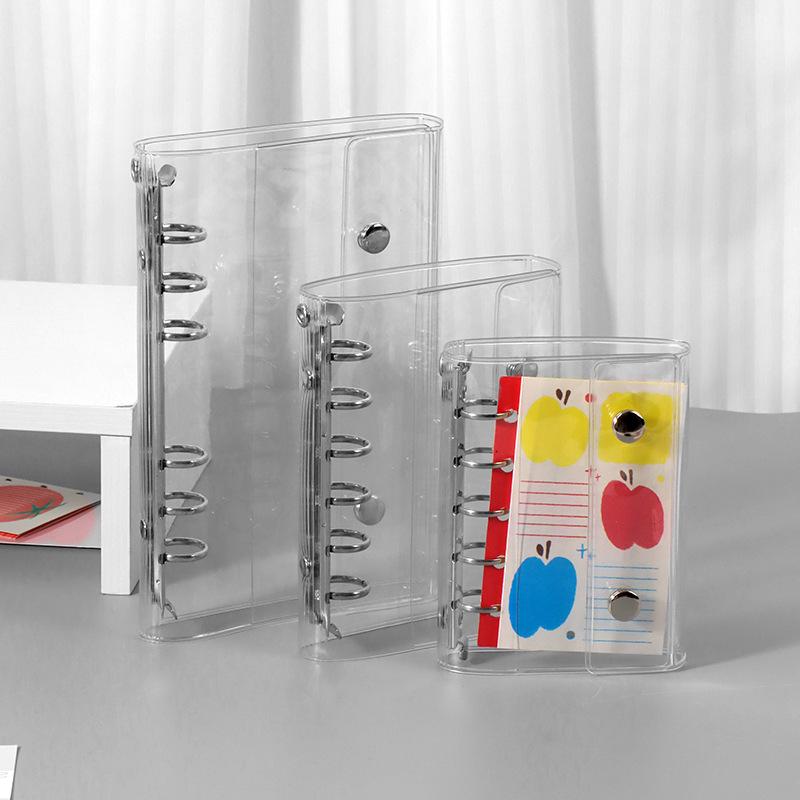 M5 Transparent PVC Binder Cover for A6/A7 Photocards & Stickers