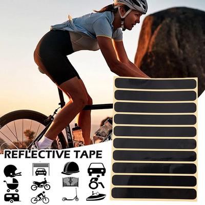 Cycling Motorcycle Helmet LED Cold Light Reflective Luminous Sticker Strip Modified DIY Helmet Cover Waterproof Decorations