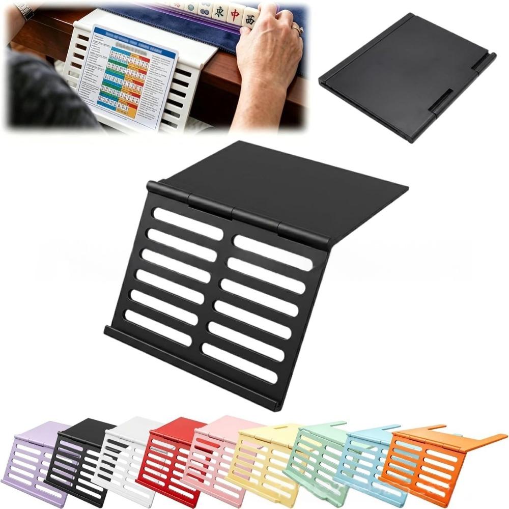 Multicolor Slide-in Mahjong Stand Clip-on Design Table Edge Rack for Card Enthusiasts