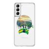 Brazil Brazilian flag Football Phone Case For Samsung Galaxy S23 S22 Ultra S20 S21 FE 5G S10 S10E S9 S8 Plus 4G Soft Clear Cover
